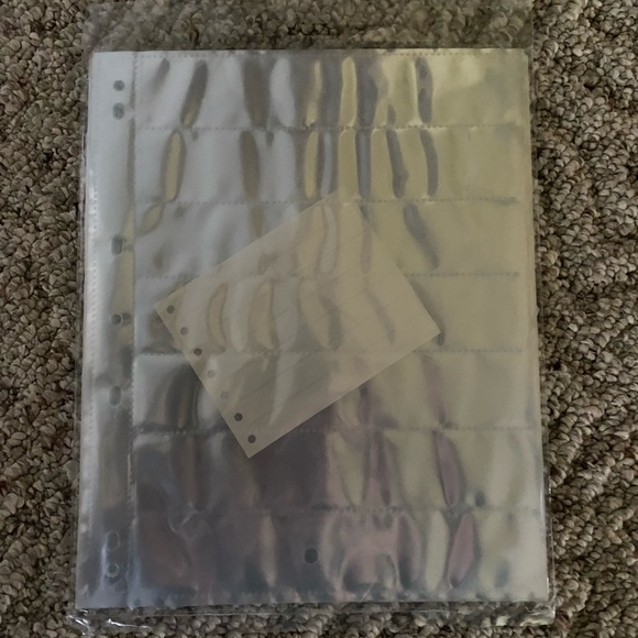 Clear File Archival Plus 35mm Negatives Package of 25 Side Loading Pages - Picture 2 of 2